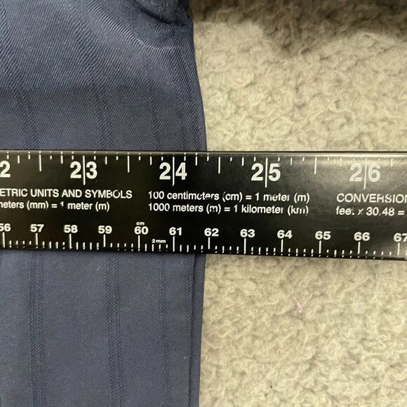 Axist Shirt Men L Navy Casual‎ Silk Touch Casual Short Sleeve Button Down - Picture 6 of 8